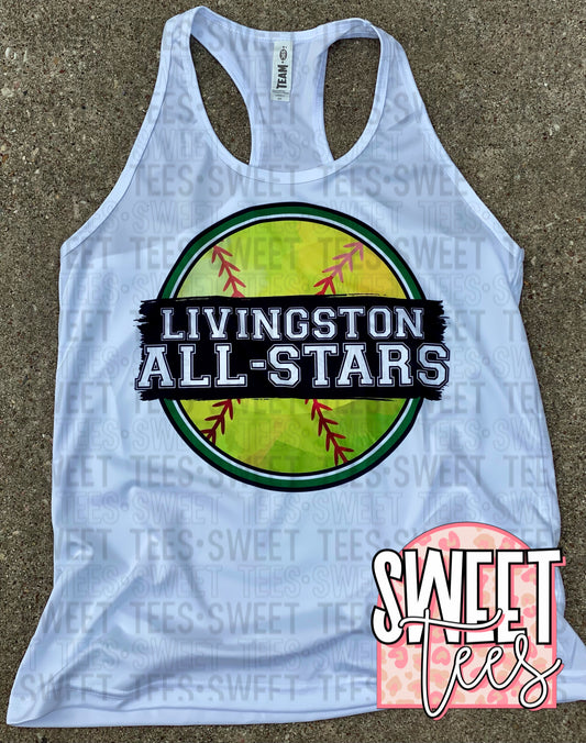 Livingston All-Stars Softball Drifit Tank