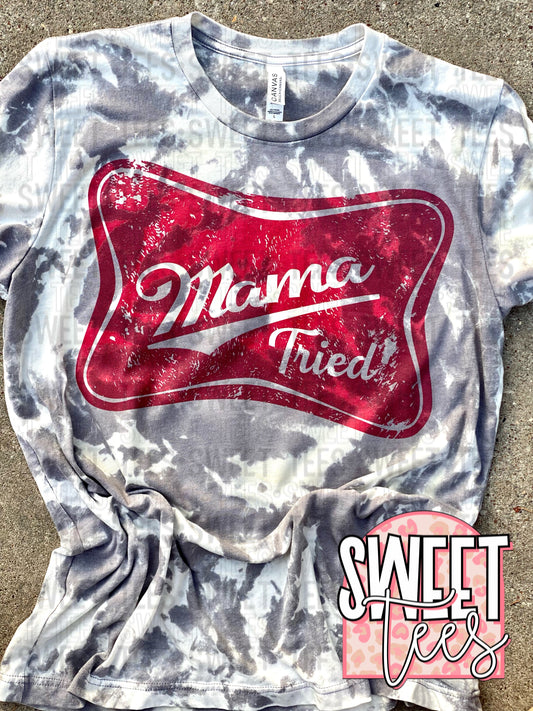 Mama Tried acid wash tee