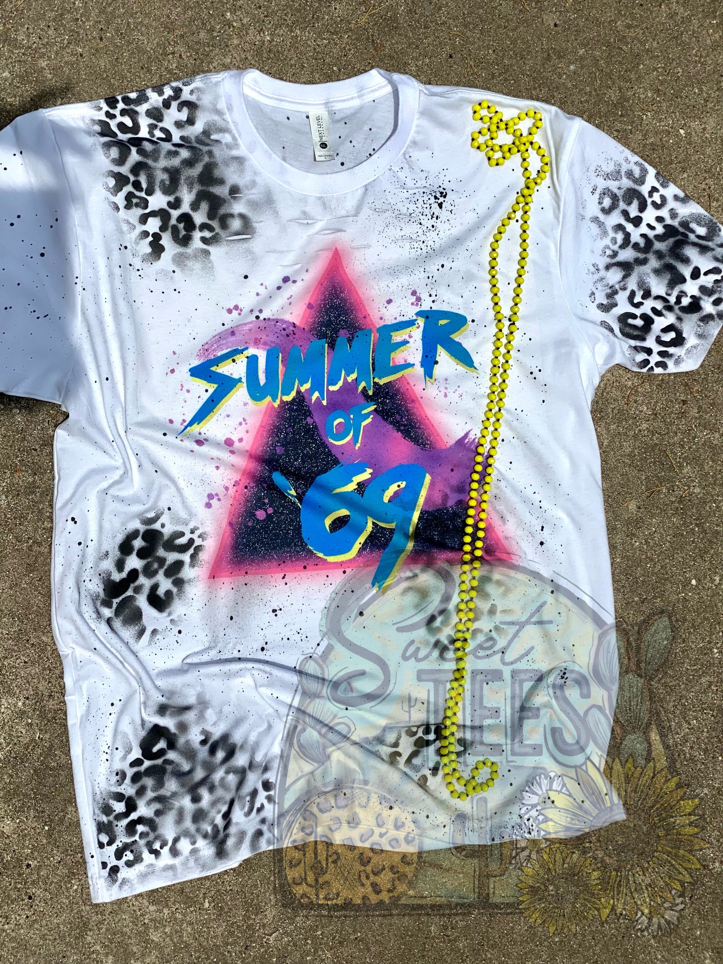 Summer of 69 Distressed tee