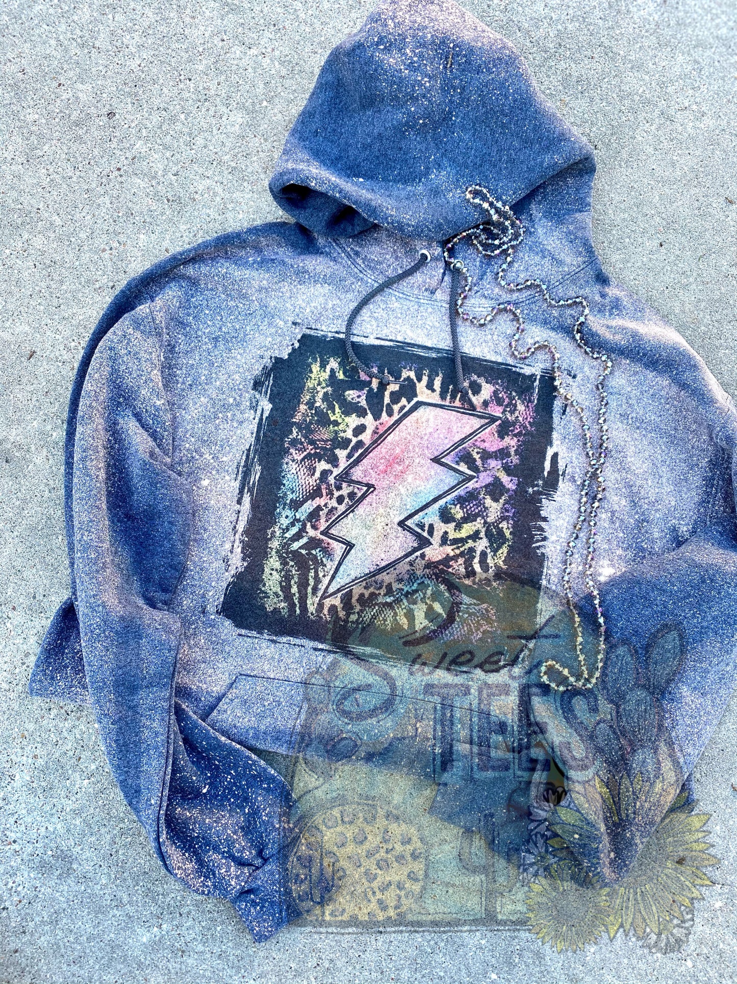Watercolor Lightning Bolt Sweatshirt