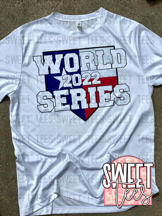 Texas World Series drifit tee