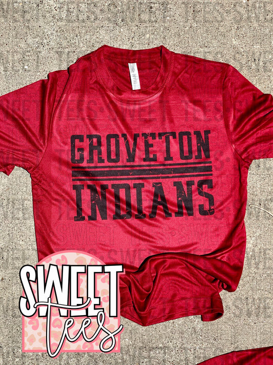 Groveton Indians Drifit tee