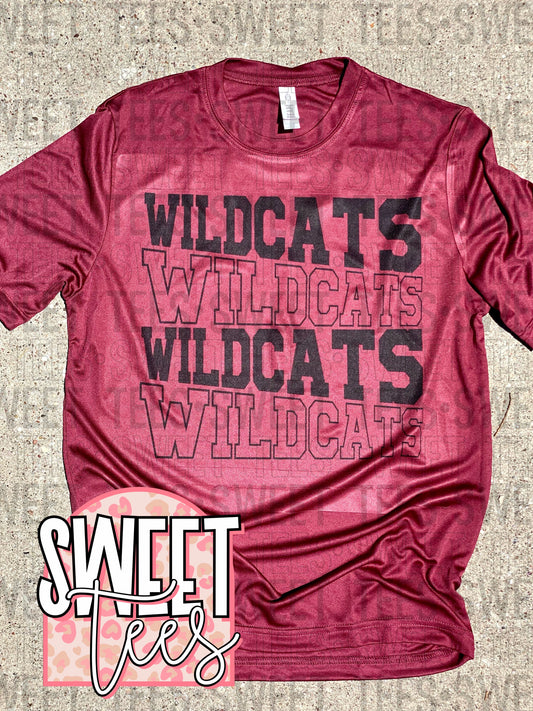 Onalaska Wildcats In and Out Drifit tee