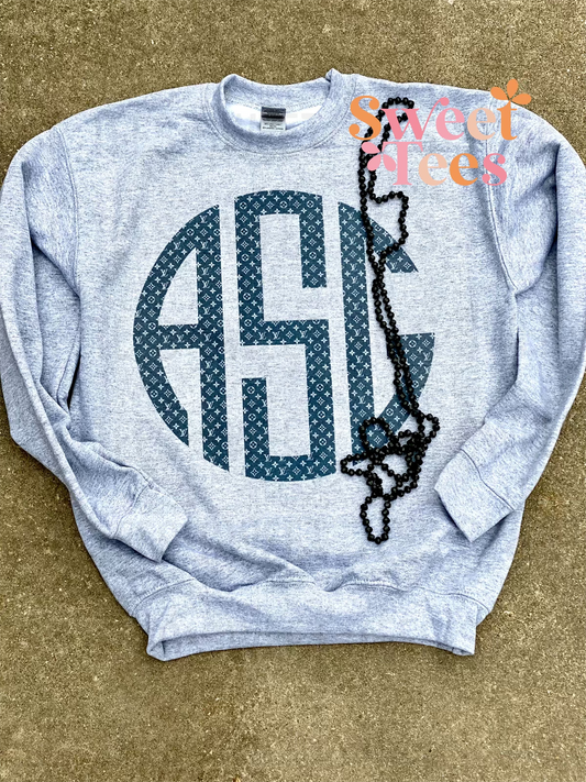 Designer Monogram Sweatshirt