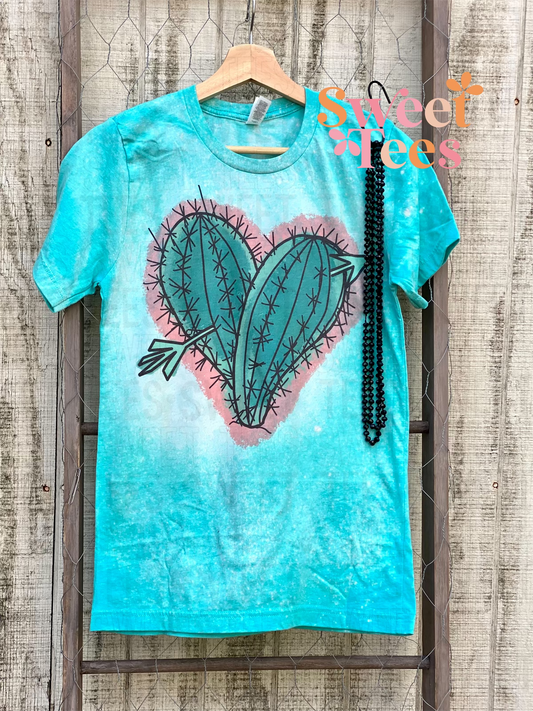 Drawn Cactus Heart tee