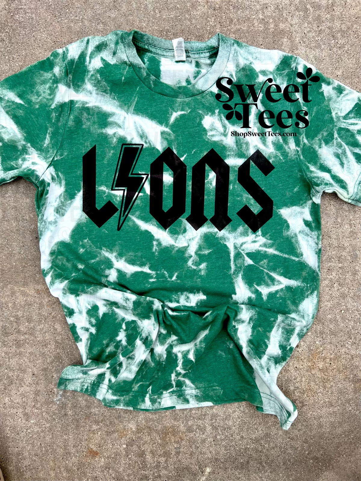 Lions AC/DC Acid Wash tee