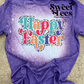 Happy Easter Multicolor Letters tee