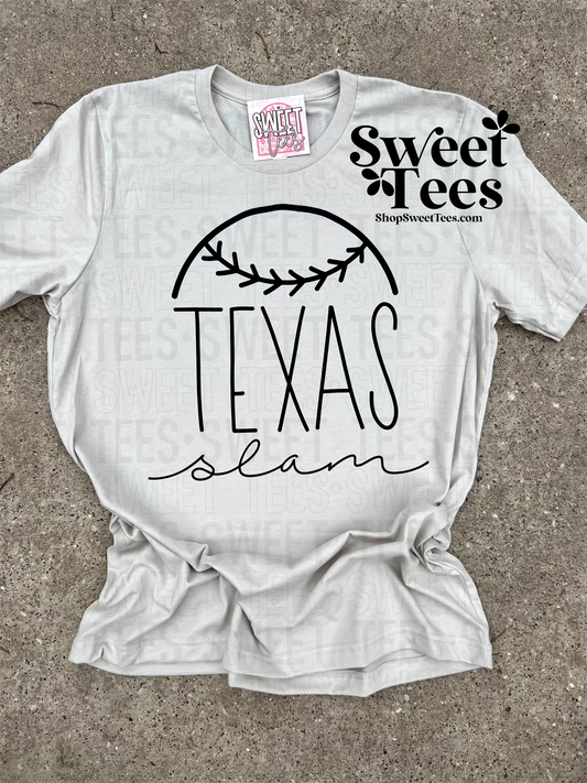 Texas Slam Skinny Script tee