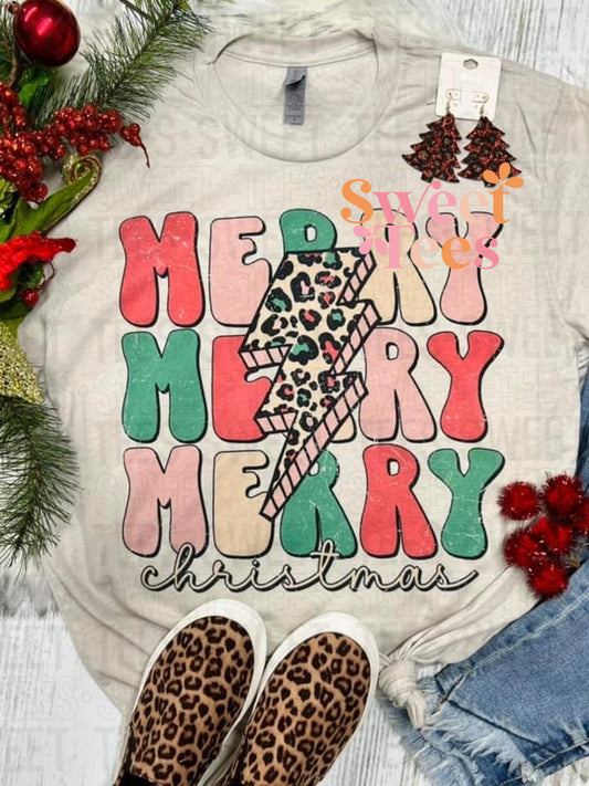 Merry Bolt tee