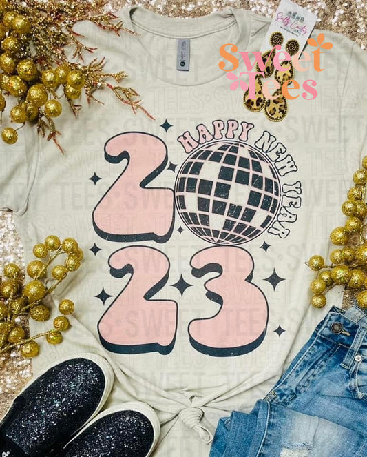 Happy New Year 2023 Disco tee