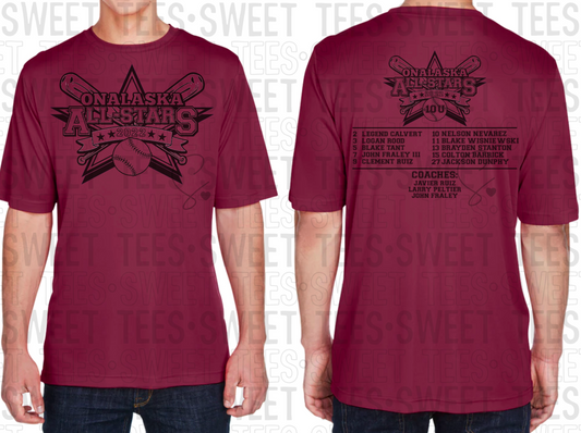 Onalaska 10U All-Stars tee