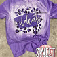 Big Sandy Wildcats Glitter Leopard tee